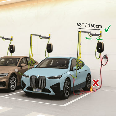 זרוע ברקן EV160WM2 לכבל טעינת רכב חשמלי 160 ס"מ