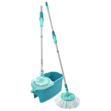 ערכת ניקוי Leifheit Clean Twist Disc Mop Ergo עם מנגנון סחיטה חכם
