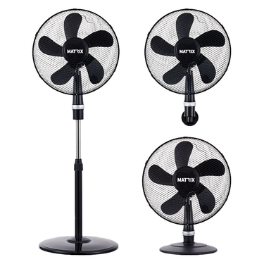 מאוורר רב-שימושי "16 3 ב-1 50W שחור
