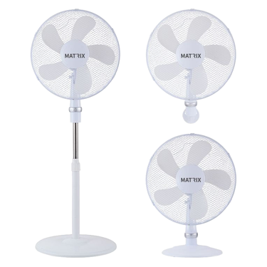 מאוורר רב-שימושי "16 3 ב-1 50W לבן