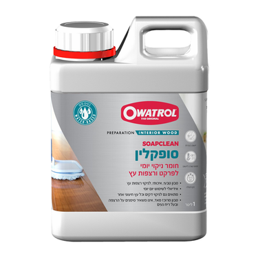 סופקלין - סבון לשטיפה יומיומית של פרקט Owatrol Soapclean 1 ליטר