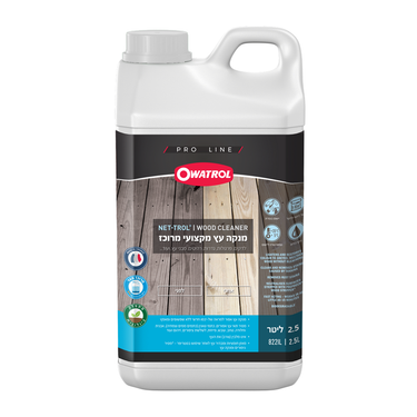 ווד קלינר - מנקה עץ מרוכז לשימוש מקצועי Owatrol Wood Cleaner