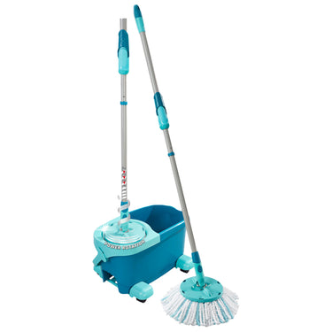 ערכת ניקוי Leifheit Clean Twist Disc Mop Ergo Mobile עם מנגנון סחיטה חכם